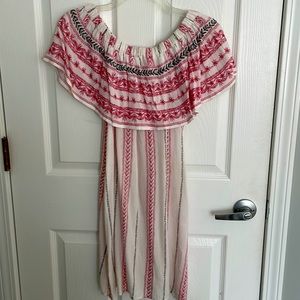 Elan  Off Shoulder Sun Dress Size Small